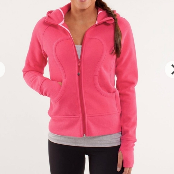 lululemon athletica | Jackets u0026 Coats | Lululemon Rare Scuba Hoodie In Hot  Pink | Poshmark